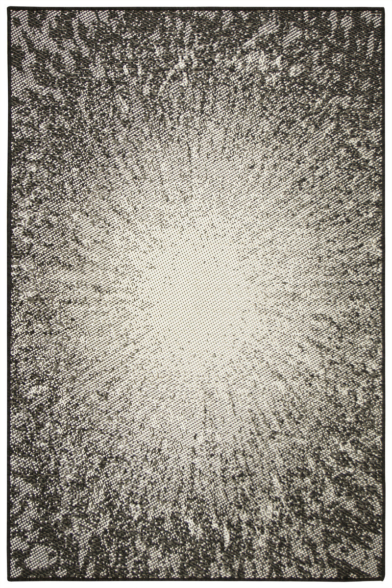 Šňůrkový koberec Lejda 12527/91 - antracit / krém