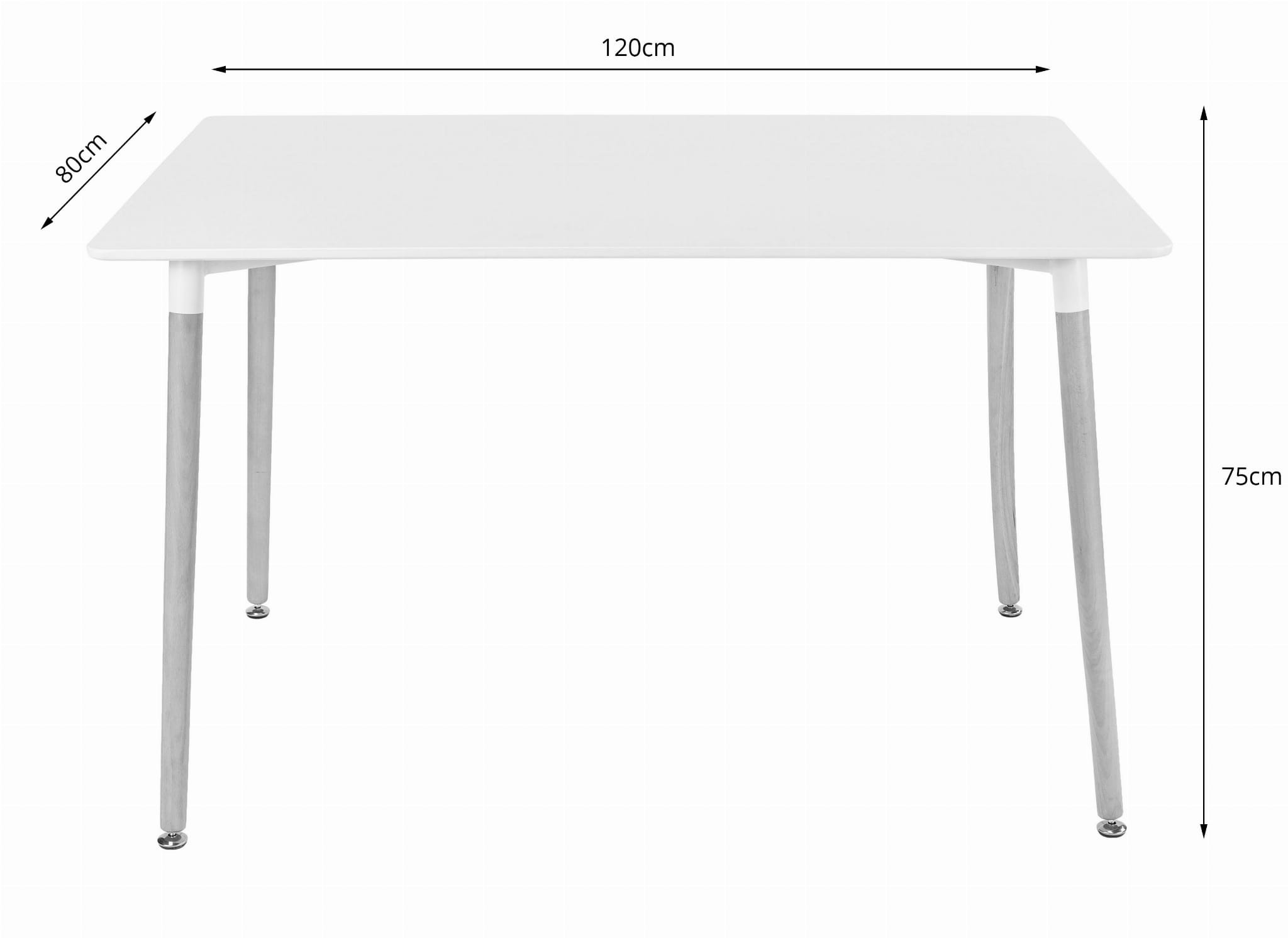 Jídelní stůl ADRIA bílý