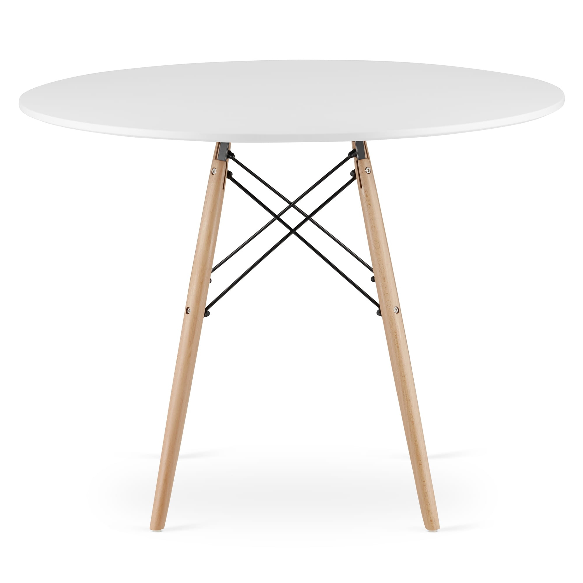 Kulatý stůl TODI 100 cm bílý