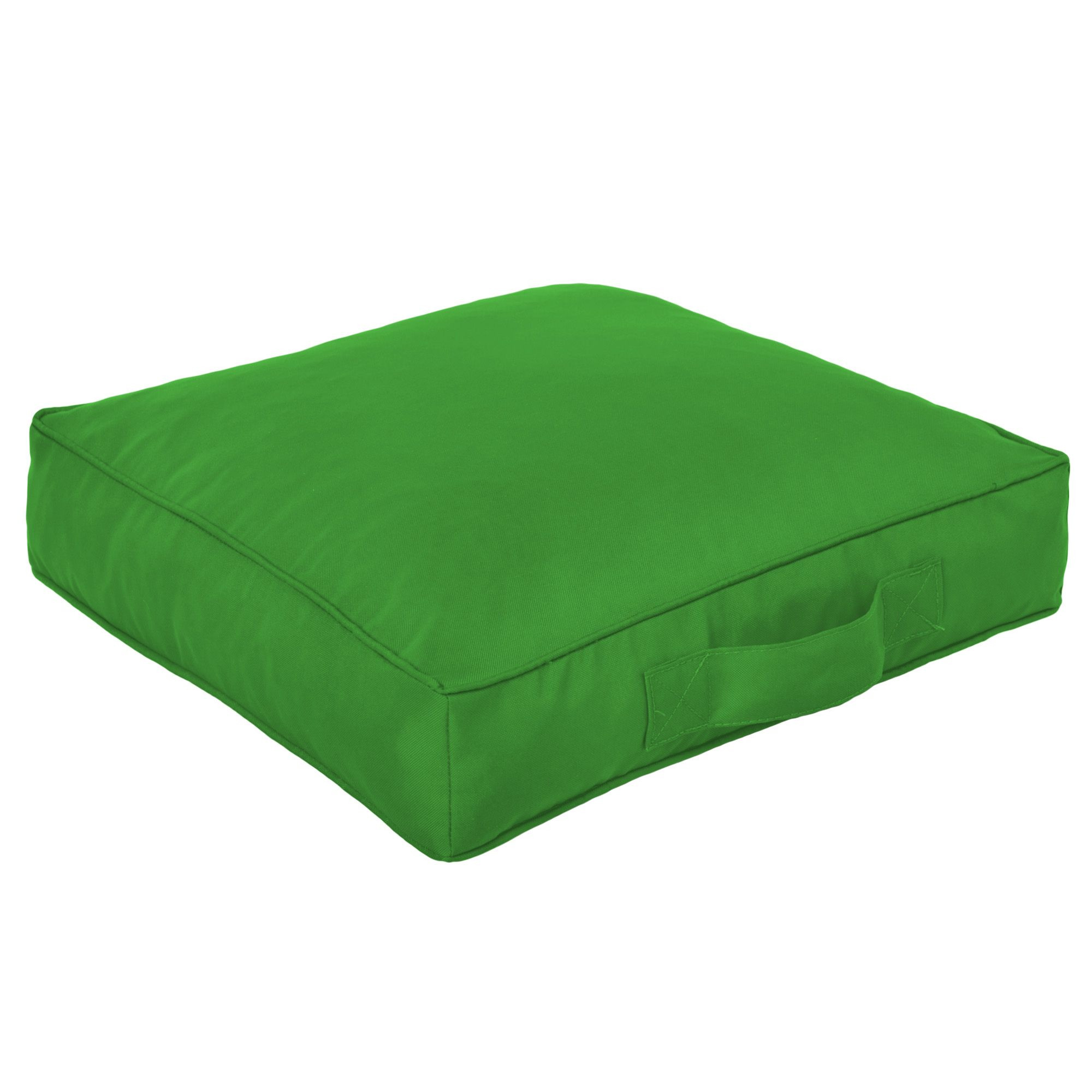 Čtvercový sedák zelený nylon