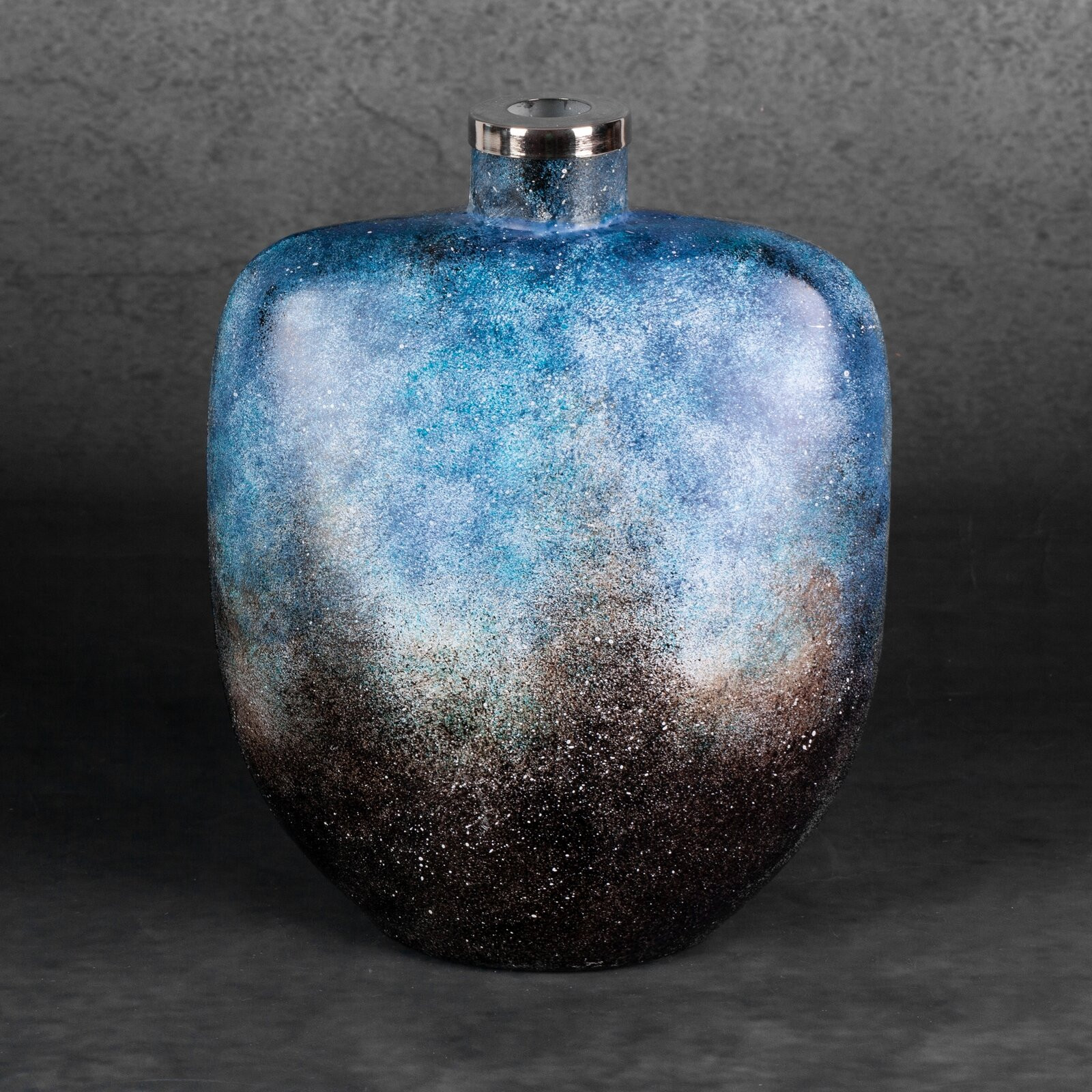 Váza CAREN 03 modrá / hnedá