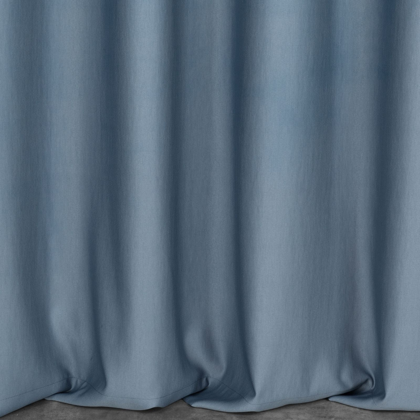 Hotový závěs PALERMO 6 modrý - na průchodkách