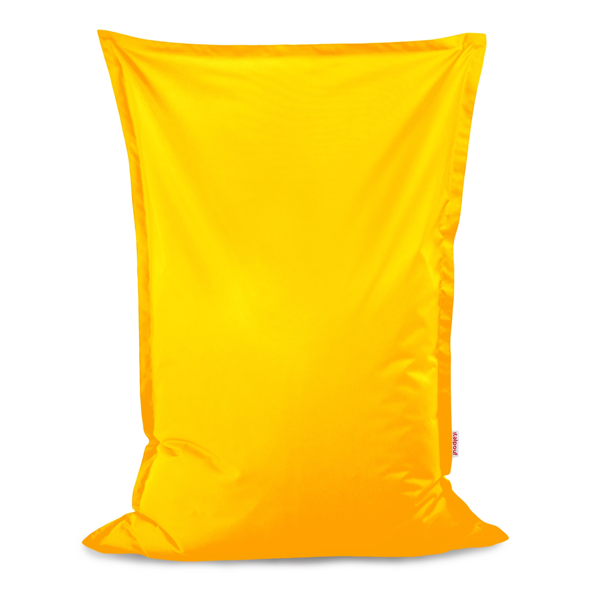 Vankúš na sedenie žltý nylon