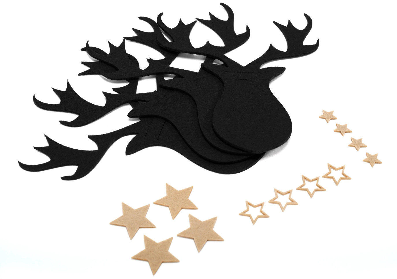 Vánoční obal na příbory - 311377 černý jelen