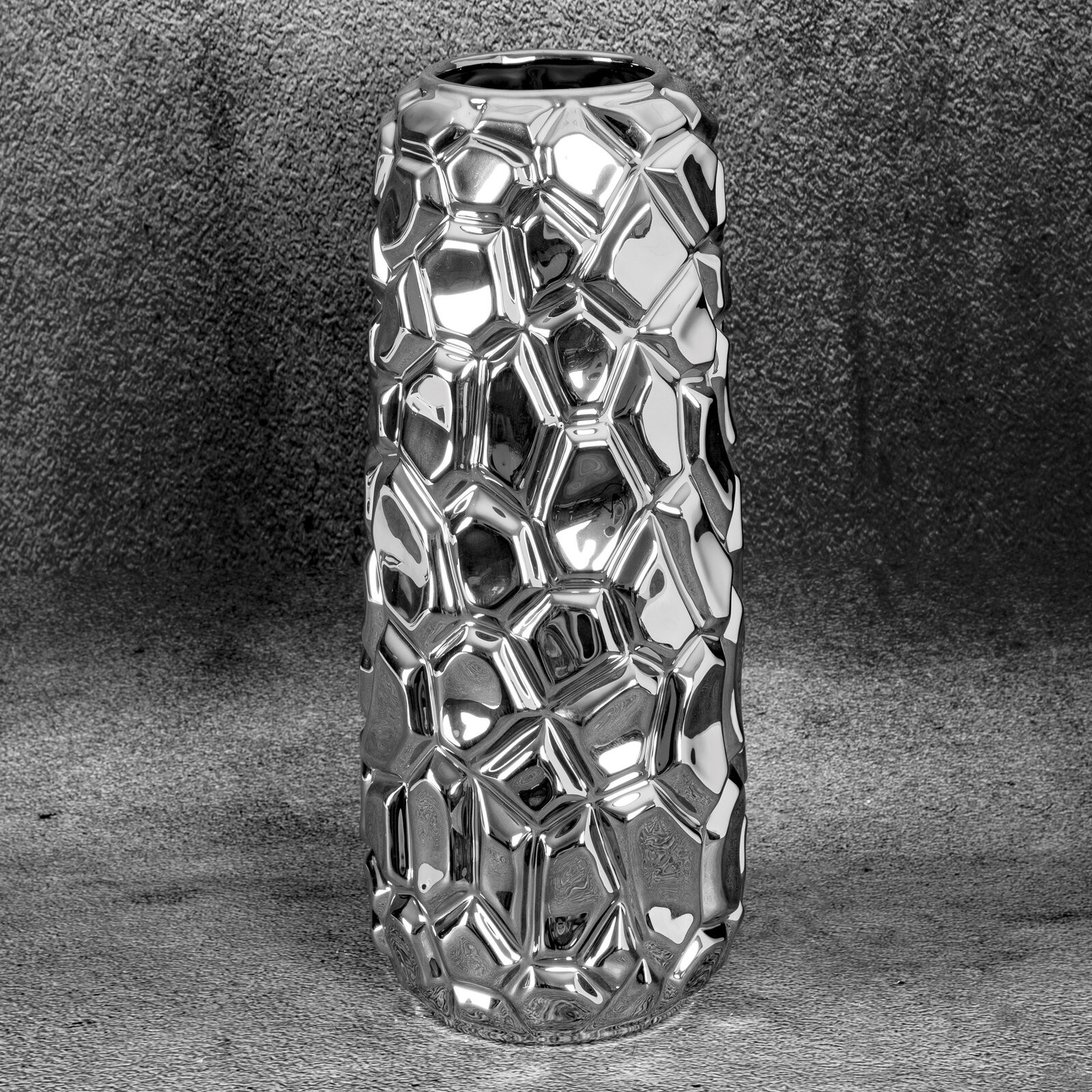 Váza RENI 02 stříbrná