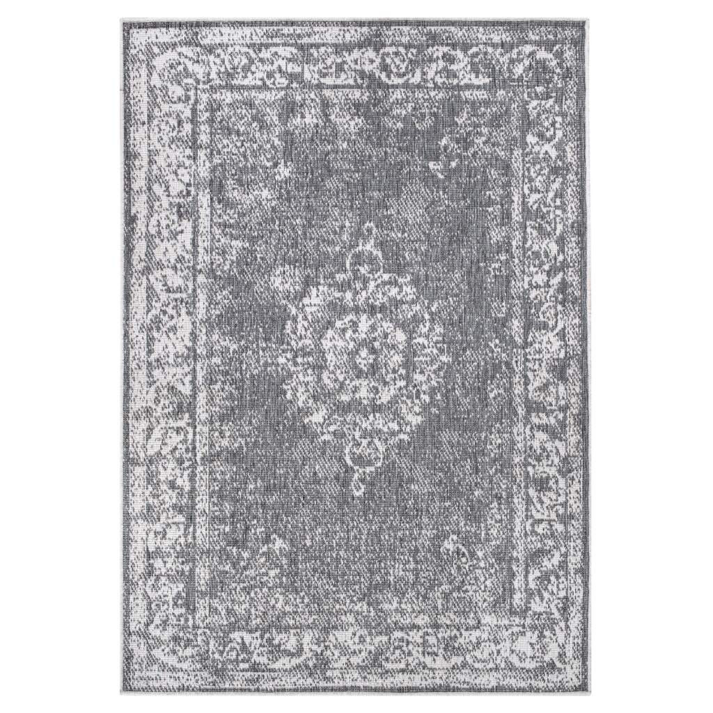 Obojstranný koberec DuoRug 5577 sivý 