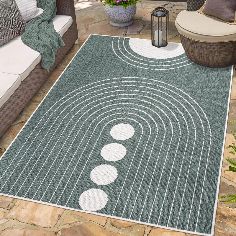 Obojstranný koberec DuoRug 5739 zelený