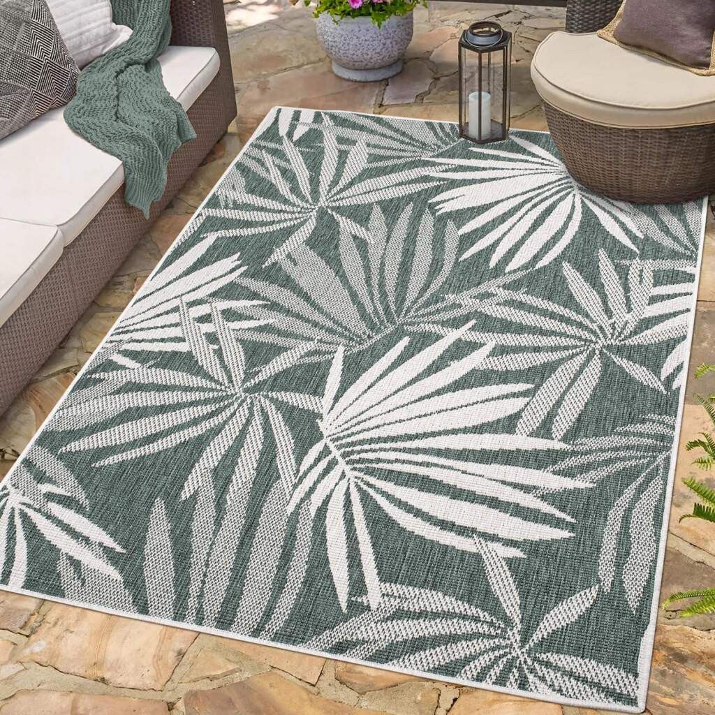 Obojstranný koberec DuoRug 5771 zelený 