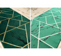Běhoun EMERALD exkluzivní 1012 glamour, marmur, geometrický zelený/zlatý
