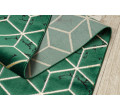 Behúň EMERALD exkluzívny 1014 glamour, styl kocka zelený/zlatý