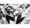 Behúň INTERO PLATIN 3D Trojuholníky sivý