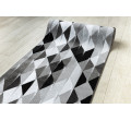 Behúň INTERO PLATIN 3D Trojuholníky sivý