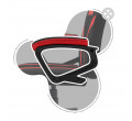 Detská herná stolička Ranger - 1.0 červená mesh