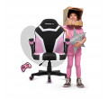 Detská herná stolička Ranger - 1.0 ružová mesh