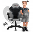Detská herná stolička Ranger - 1.0 sivá mesh