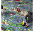 Detský koberec CITY LIFE sivý - Výpredaj