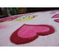 Detský koberec Happy C187 ružový