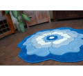 Dětský koberec Happy C273 modrý kvítek