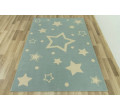 Dětský koberec KIDS 533743/85855 Hvězdy modrý