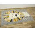Dětský koberec Kids 534212/89945- roztomilé Lvíče, šedý