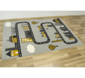 Dětský koberec Kids 534433/89945 - Uličky mezi domečky, šedý