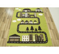 Dětský koberec Kids 534451/67955 - Uličky mezi domky, zelený