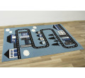 Dětský koberec Kids 534451/94922 - Uličky mezi domky, světle modrý