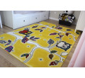 Detský koberec Kids Forest žltý C427
