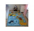 Detský koberec Kids Piráti modrý C416
