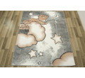 Detský koberec Lima 1295A krémový / sivý / ružový