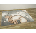 Dětský koberec Lima 1295A krémový / šedý / růžový