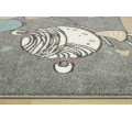 Detský koberec Lima 9393B - dievča ružový / sivý