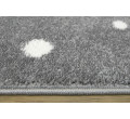Dětský koberec Lima 9486A Lama světle šedý / krémový / tyrkysový