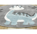 Detský koberec Lima C880A sivý / tyrkysový