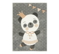 Detský koberec Lima C883A Panda sivý / krémový / ružový