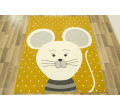 Dětský koberec LUNA KIDS 534221/89955 - Myška, hořčicový