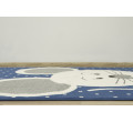Detský koberec LUNA KIDS 534221/94955 - Myška, modrý