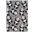 Dětský koberec PINKY DE74A Panda šedý