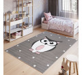 Dětský koberec PINKY DF01A  Owl šedý