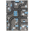 Dětský koberec PINKY Q166A City šedý