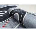 Dětský koberec protiskluzový BAMBINO 2279 Ulice, třídy, čísla šedý
