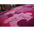 Dětský koberec PUZZLE fiolet - Výprodej