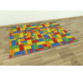 Detský metrážny koberec Lego