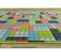 Dětský metrážový koberec Lego pastelový