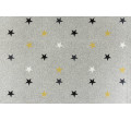 Detský metrážny koberec Stars 09 mix sivý