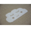 Detský protišmykový koberec CLOUDS béžový
