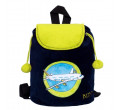 Dětský batoh s letadlem zelený 12193 - Výprodej