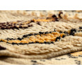 Ručně tkaný vlněný koberec BERBER BJ1005 Boujaad berber Boho, béžový / žlutý