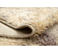 Ručně tkaný vlněný koberec BERBER BJ1127 Boujaad berber kosočtverce / tečky, béžový / šedý