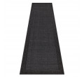 Šnúrkový koberec / behúň SIZAL TIMO 5000 čierny 